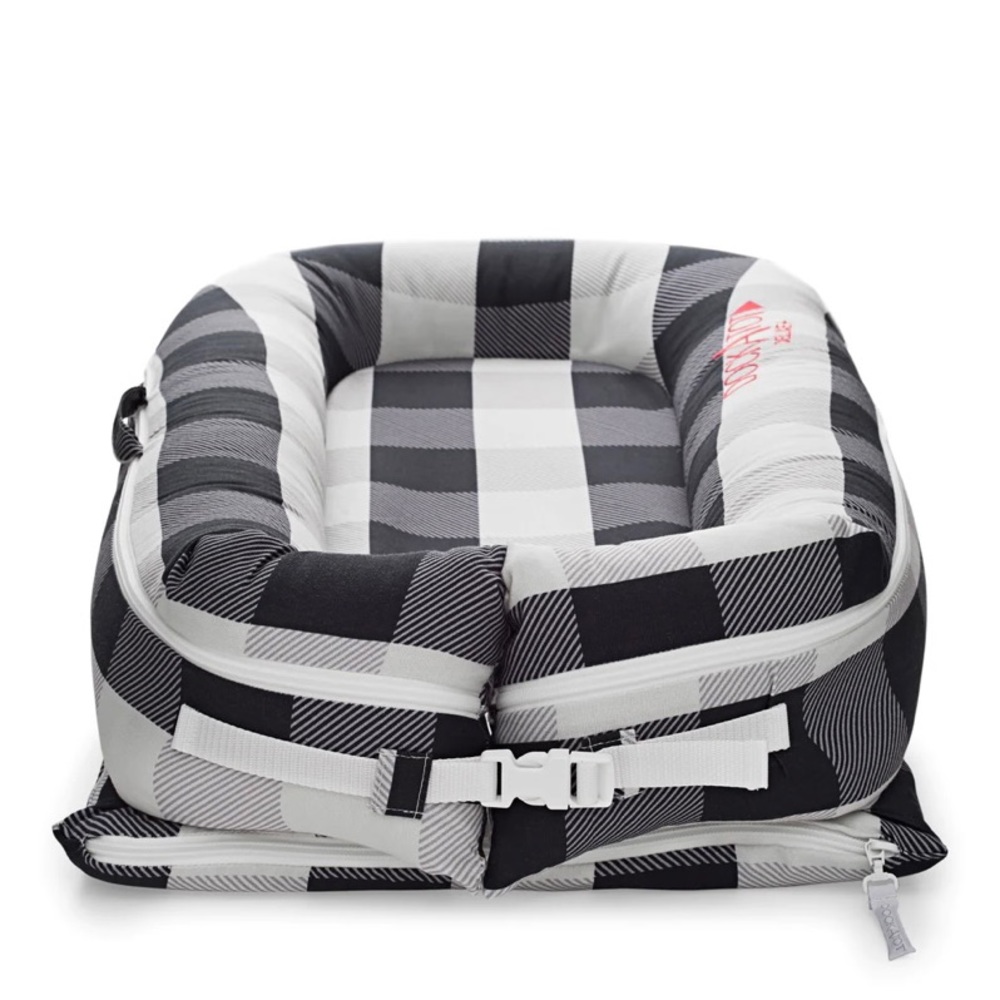 Dock A Tot - Deluxe+ Charcoal Buffalo